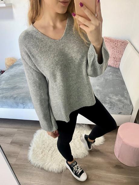 Oversize svetr h&m, vel. s, h&m,s