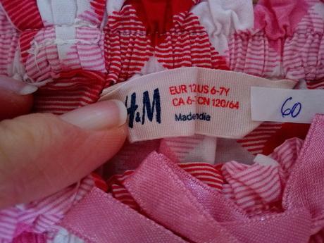 2 x šaty ham, vel 122/128, h&m,128