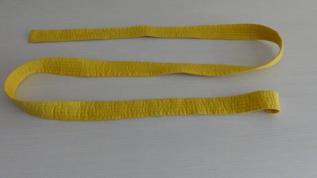 Judo pásek žlutý a bilo-žlutý, 