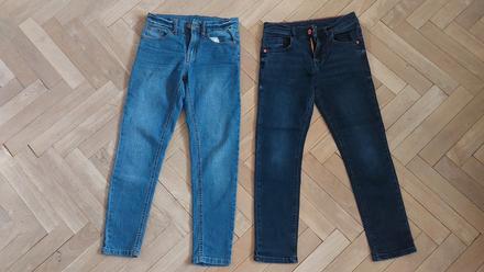 2x chlapecké džíny, f&f,146