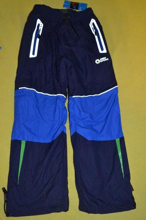 Oteplené kalhoty kugo šusťákové,uvnitř fleece,116, kugo,116