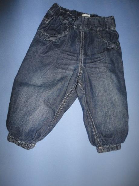 Luxusní odlehčené riflíky z h+m, vel.74, h&m,74