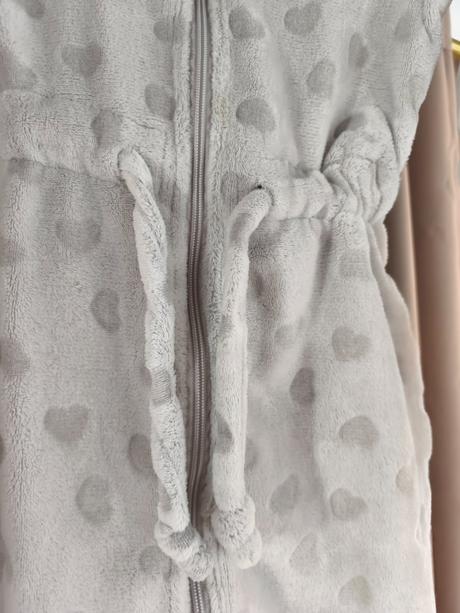 Plyšový župan na zip, domácí kabátek 146/152, pepco,152