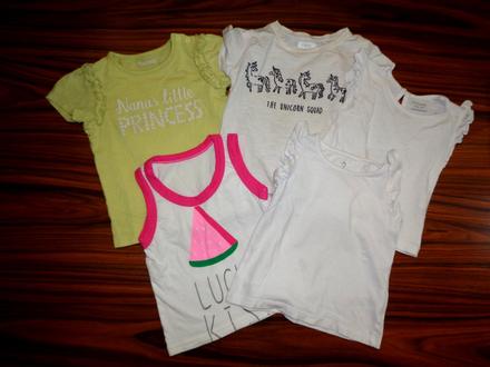 Letní trička pro holku, 80