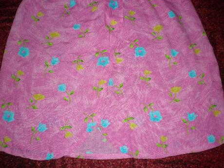 Letní květovaná zavinovací sukně, 134