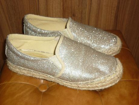 Zlaté dámské espadrilky replay, replay,39