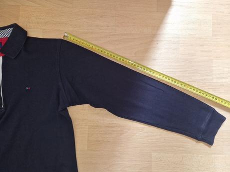 Tričko s límečkem a dl. rukávem tommy hilfiger, tommy hilfiger,m
