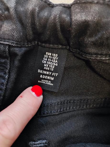 Džíny h&m vel. 152, h&m,152