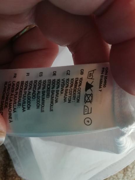 Krásná nová krajková halenka pro princeznu 3-4, h&m,86