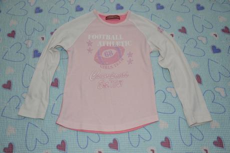 Růžové tričko s potiskem, 128