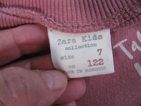 Dívčí bavlněná mikina s potiskem zara, zara,122