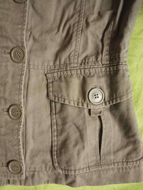 Bavlněný lehký kabátek, sako zabaione, s