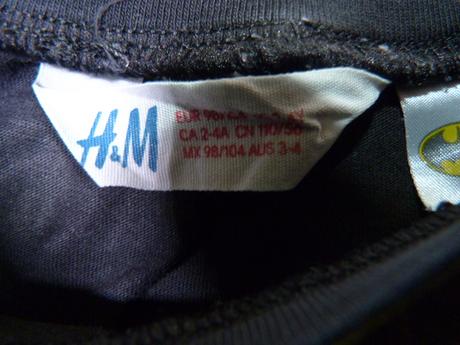 Bavlněné tričko vel.2-4 roky 98/104, h&m,98