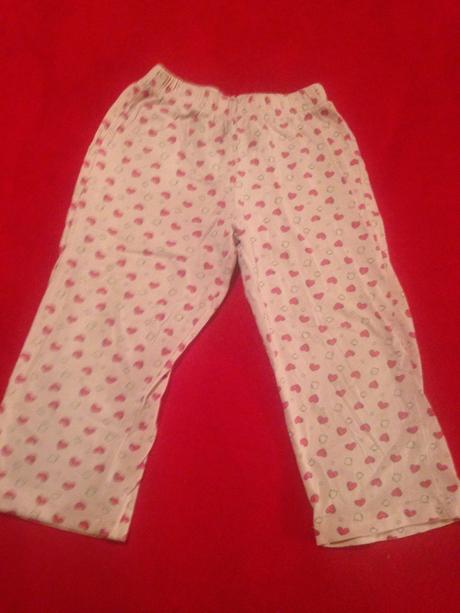 Dívčí pyžamové kalhoty srdíčka - srdce, lupilu,86