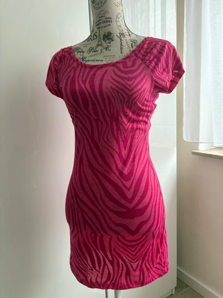 Růžový dlouhý kardigan + dlouhé tričko, h&m,34