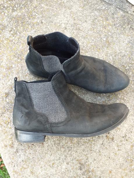 Kotníčkové boty vel. 39 zn. venturiny, semiš kůže, 39