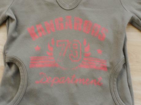 Khaki hneda mikina vel.32/34 kangaroos, 32