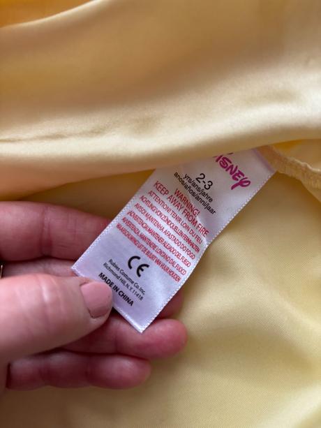 K1/ kostým bell princezna- v.2/3 roky, 