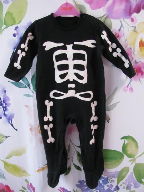 Kostýmové dupačky kostlivec v.9-12 měs., 