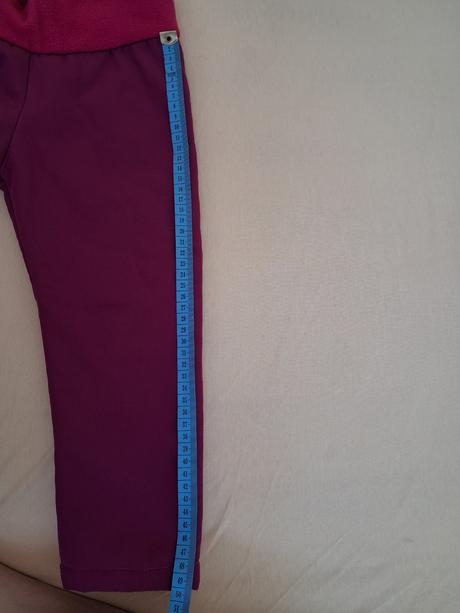 Softshellové kalhoty s beránkem, 98