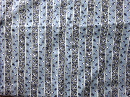 Látka modročerná bavlna kostky proužky 150x370+700, 