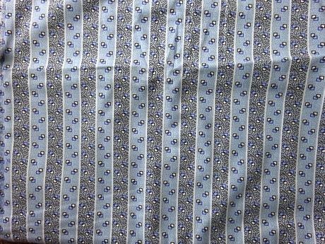 Látka modročerná bavlna kostky proužky 150x370+700, 