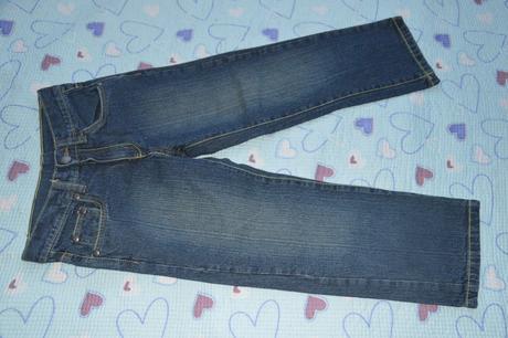 122 bavněné džíny regulace v pase, denim,122