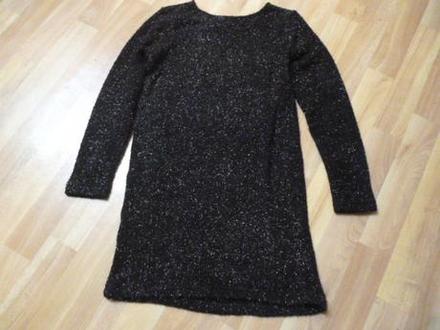 Třpytivé pletené šaty vel. 11-12, reserved,152