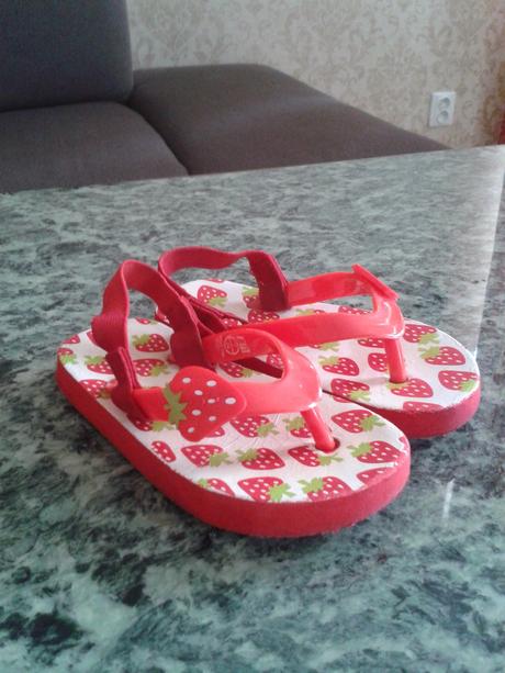 Žabky mothercare dívčí vel. 24, mothercare,24