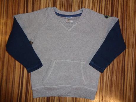 Super šedomodrá mikina 86/92, 86