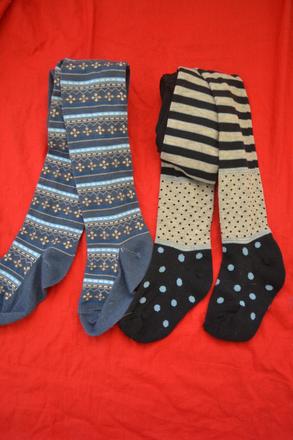 2x punčocháče ,104-116, 104 / 110 / 116