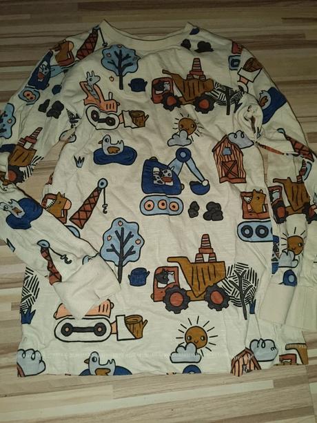 Tričko s bagry 122 next, next,122