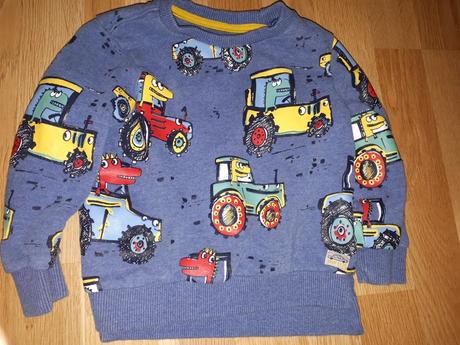 Modré mikina s auty 92 nutmeg, nutmeg,92