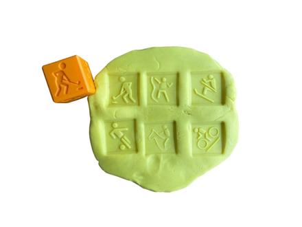 Otiskávací kostka - sport, 