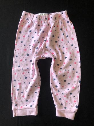 Vel. 80 růžové pyžamové kalhoty, 80