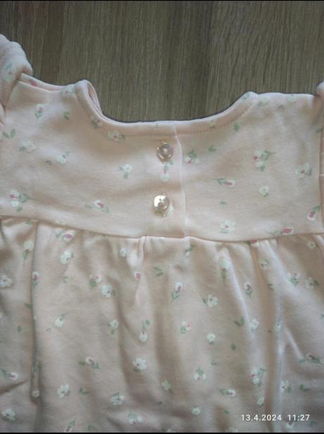 Dívčí letní šaty bez ramínek 9-12m, vel. 74-80, 74