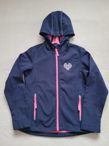 Fleecem zateplená nepromokavá bunda, 146