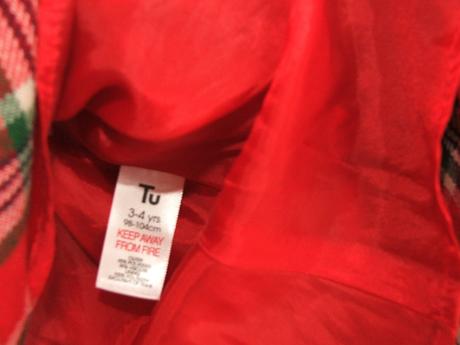 P193 přechodová károvaná červená sukně vel. 104, tu,104