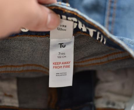 Džíny vel. 7 let, tu,122