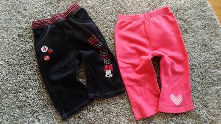 2x tepláky / tepláčky, disney,80