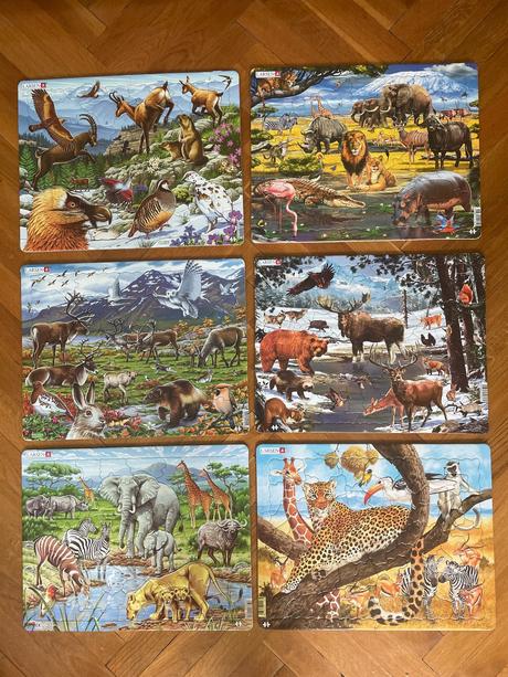 Puzzle - více druhů, krásné, kvalitní a top stav,