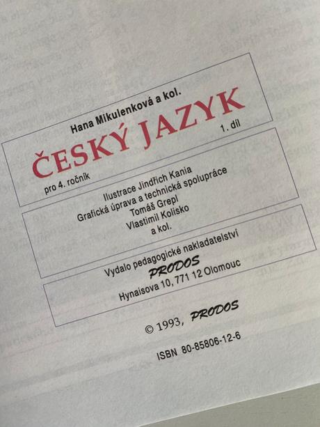 Český jazyk - prac. sešity 3. - 5. třída, 