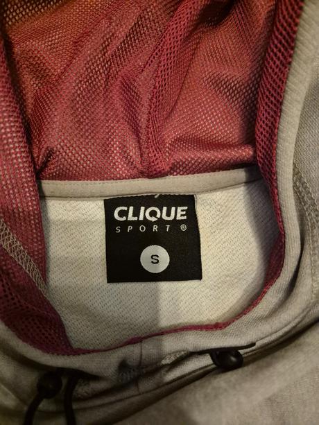 Mikina s kapucou clique sport vel. s, s