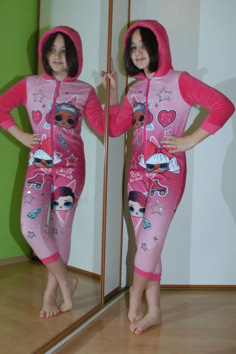 Chlupatý hebký dívčí overal lol surprise, 122