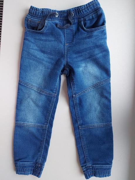Džínové pružné jogger kalhoty, lupilu,110