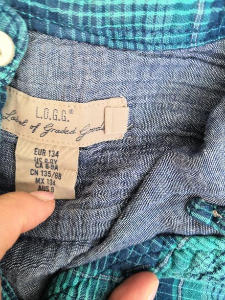 Košile s dlouhým rukávem h&m vel. 134, h&m,134