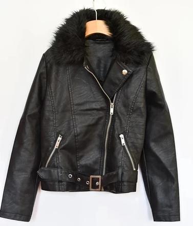 Koženková bunda vel. 8 - 9 let, george,134