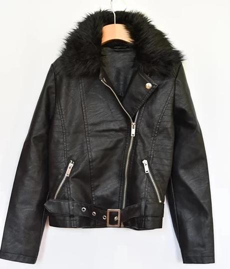 Koženková bunda vel. 8 - 9 let, george,134