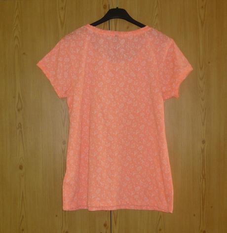 Lososové dámské tričko takko fashion, takko,m