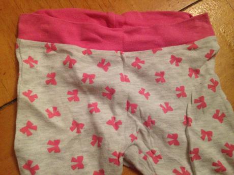 Dívčí tepláky, tepláčky mašličky vel. 74, 74